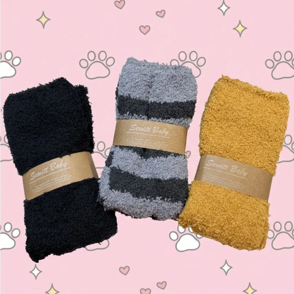 Cute Cat Paw Socks Set